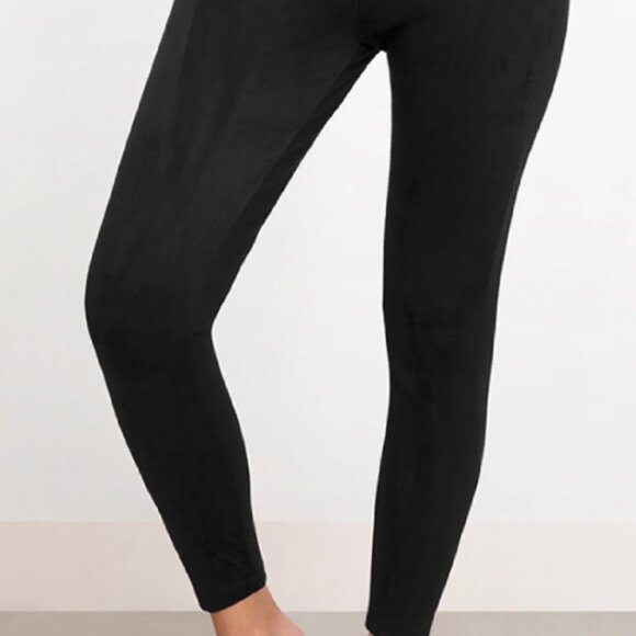 SYMPLI - Cinch Foxy Legging (Faux Suede) - Black - Size 14 - NWT - Picture 3 of 3